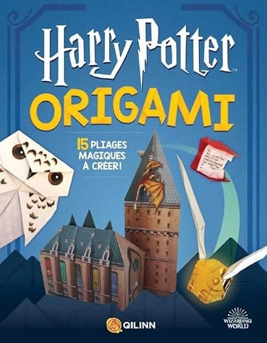 Couverture de Harry Potter Origami : 15 pliages magiques à créer