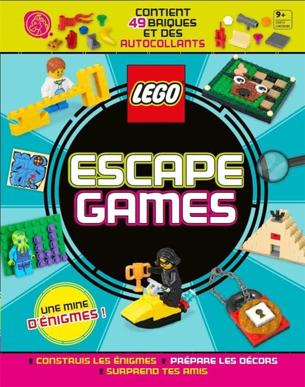 Couverture de Lego escape games : crée tes casse-têtes !