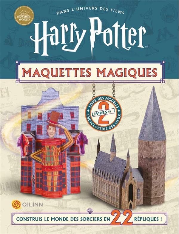 Couverture de Harry Potter, maquettes magiques
