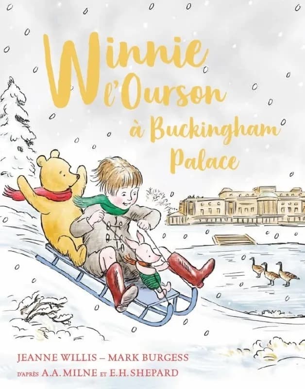 Couverture de Winnie l'Ourson à Buckingham Palace