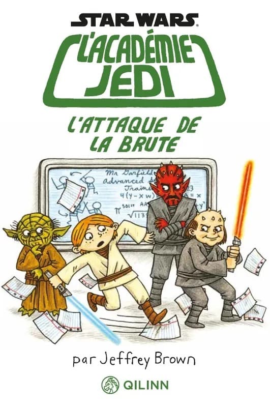 Couverture de L'Académie Jedi, Tome 3 : L'Attaque de la brute